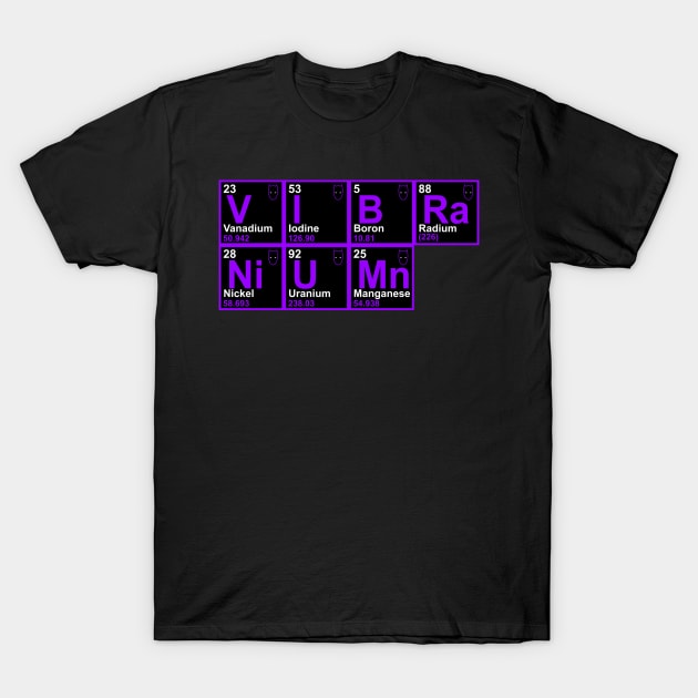 Metallic Periodic T-Shirt by nickbeta